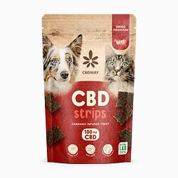 CBD Psí pamlsky - hovězí stripsy